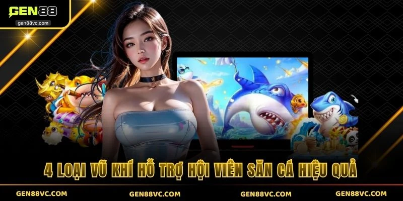 4 loại vũ khí hỗ trợ hội viên săn cá hiệu quả