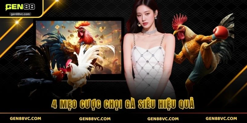 4 mẹo cược chọi gà siêu hiệu quả