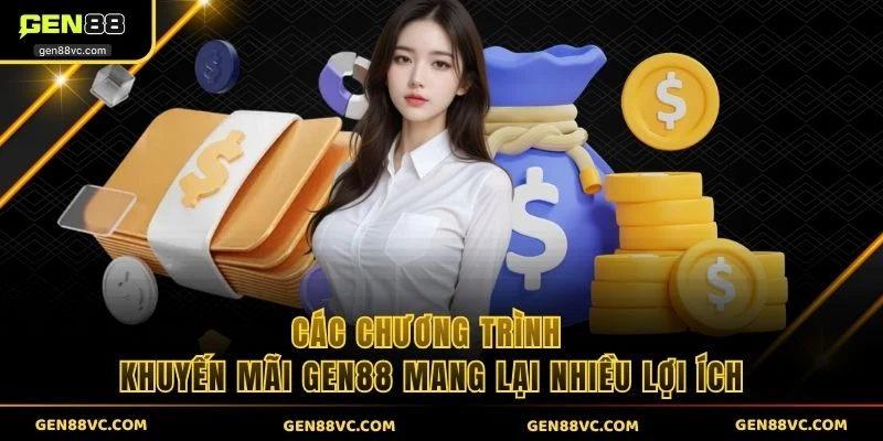 Các chương trình khuyến mãi GEN88 mang lại nhiều lợi ích