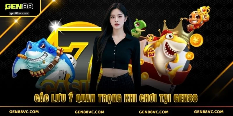 Các lưu ý quan trọng khi chơi tại GEN88