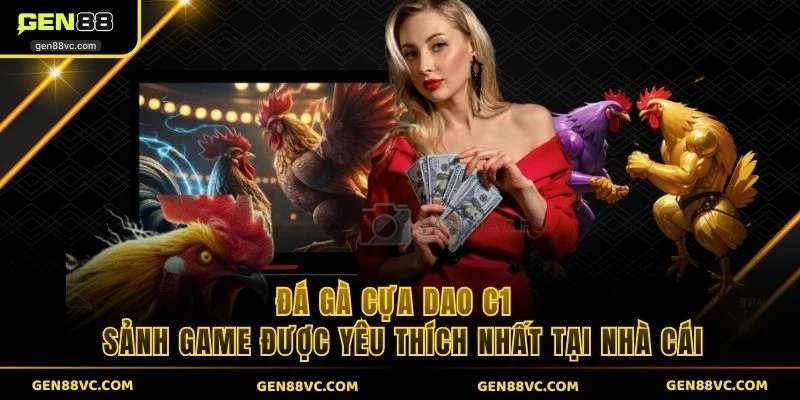 Đá gà cựa dao c1 - Sảnh game được yêu thích nhất tại nhà cái