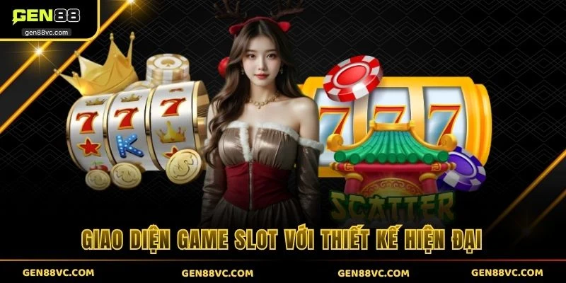 Giao diện game slot với thiết kế hiện đại