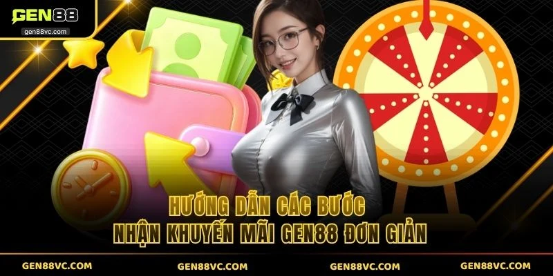 Hướng dẫn các bước nhận khuyến mãi GEN88 đơn giản