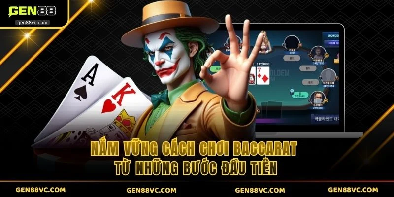 Nắm vững cách chơi Baccarat từ những bước đầu tiên