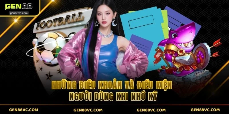 Những điều khoản và điều kiện người dùng khi nhớ kỹ